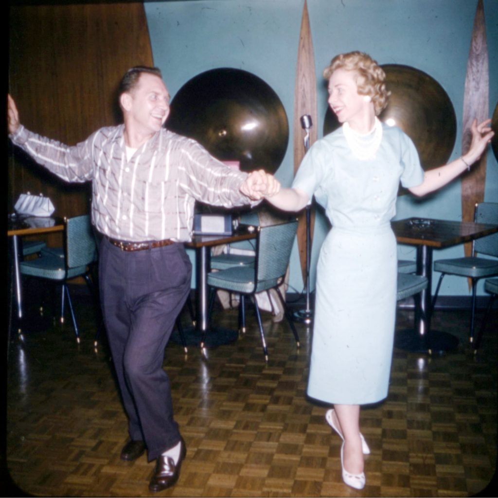 Couple dancing - mid 20th century